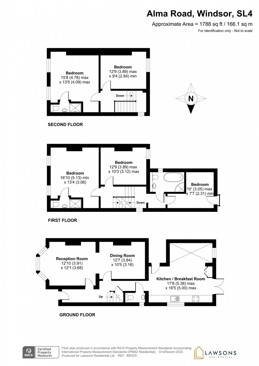Floorplan for Alma Road, Windsor, SL4