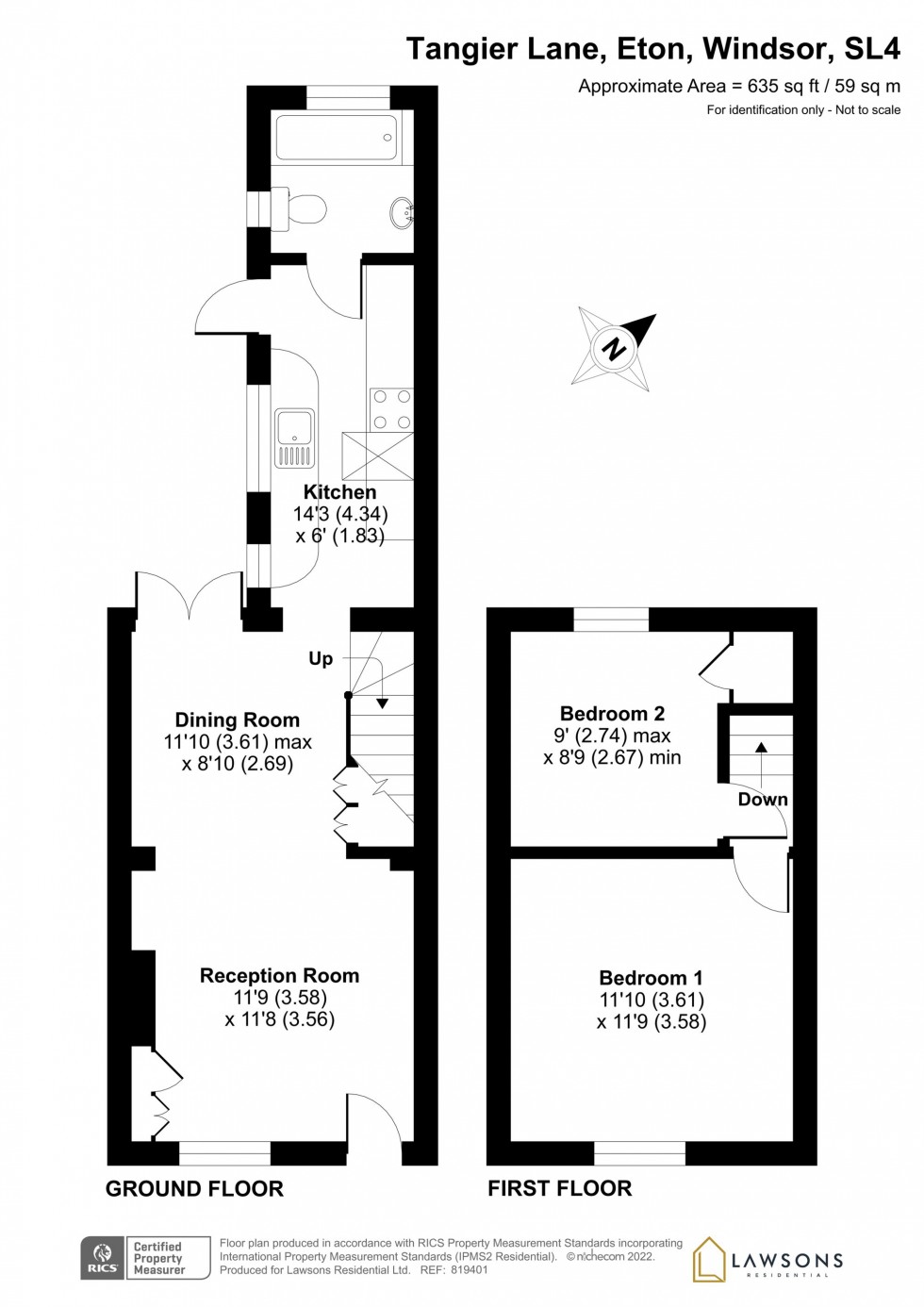 Floorplan for Tangier Lane, Eton, SL4