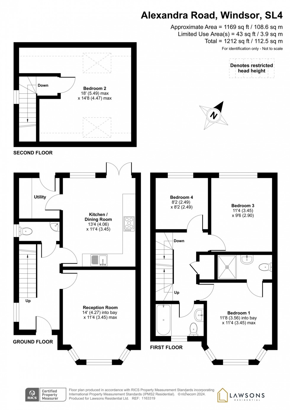 Floorplan for Alexandra Road, Windsor, SL4