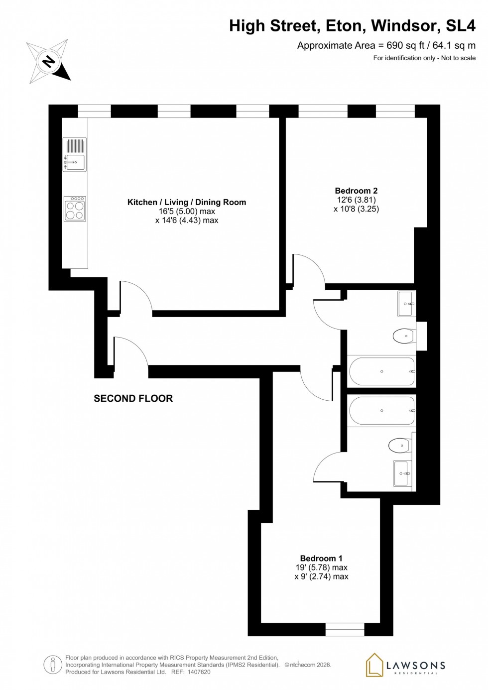 Floorplan for High Street, Eton, SL4