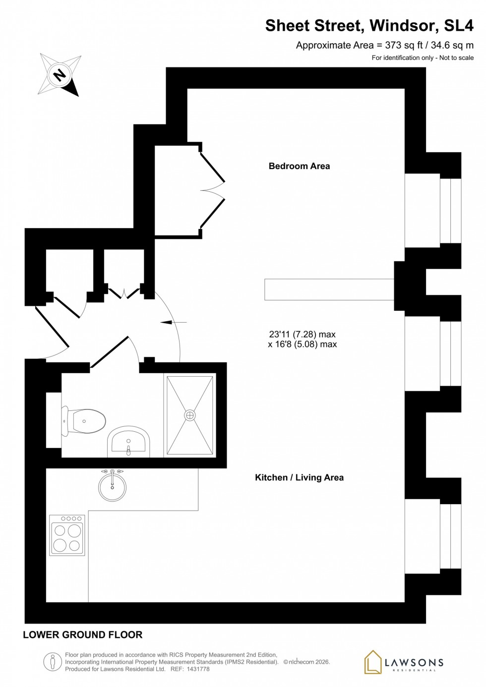 Floorplan for Sheet Street, Windsor, SL4