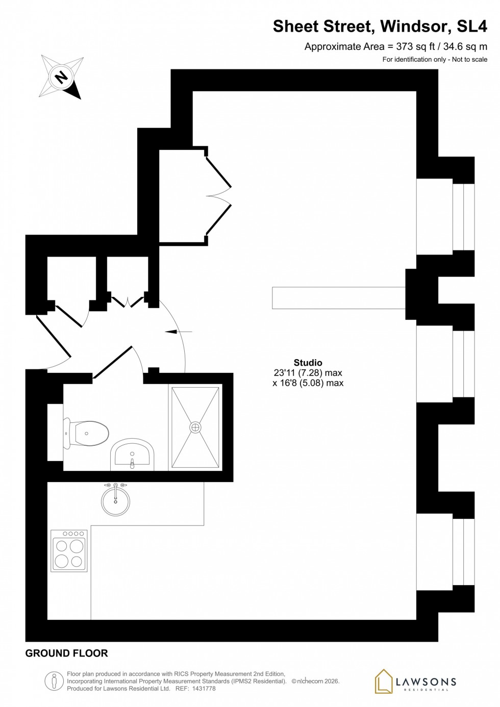 Floorplan for Sheet Street, Windsor, SL4