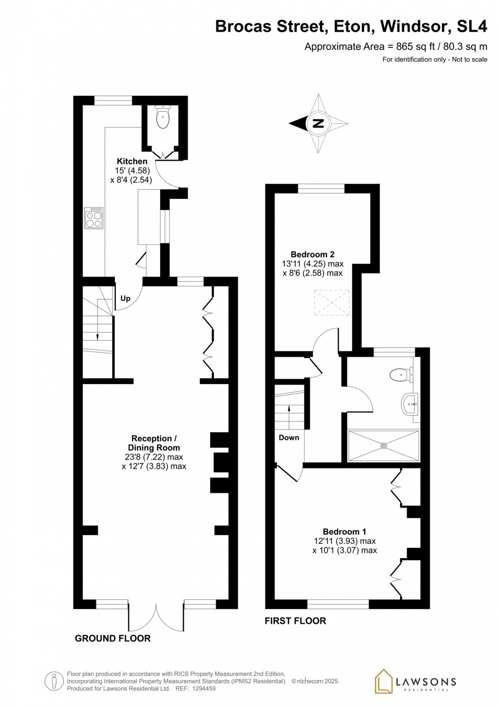 Floorplan for Brocas Street, Eton, SL4