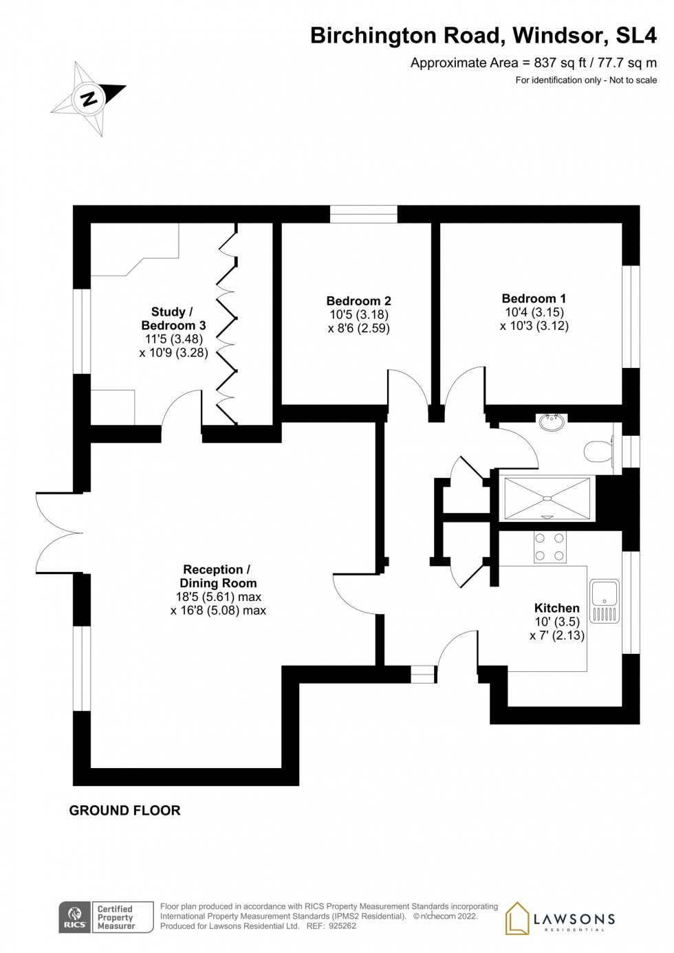 Floorplan for Birchington Road, Cedar Court Birchington Road, SL4