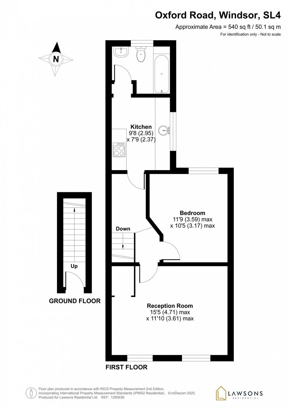 Floorplan for Oxford Road, Windsor, SL4