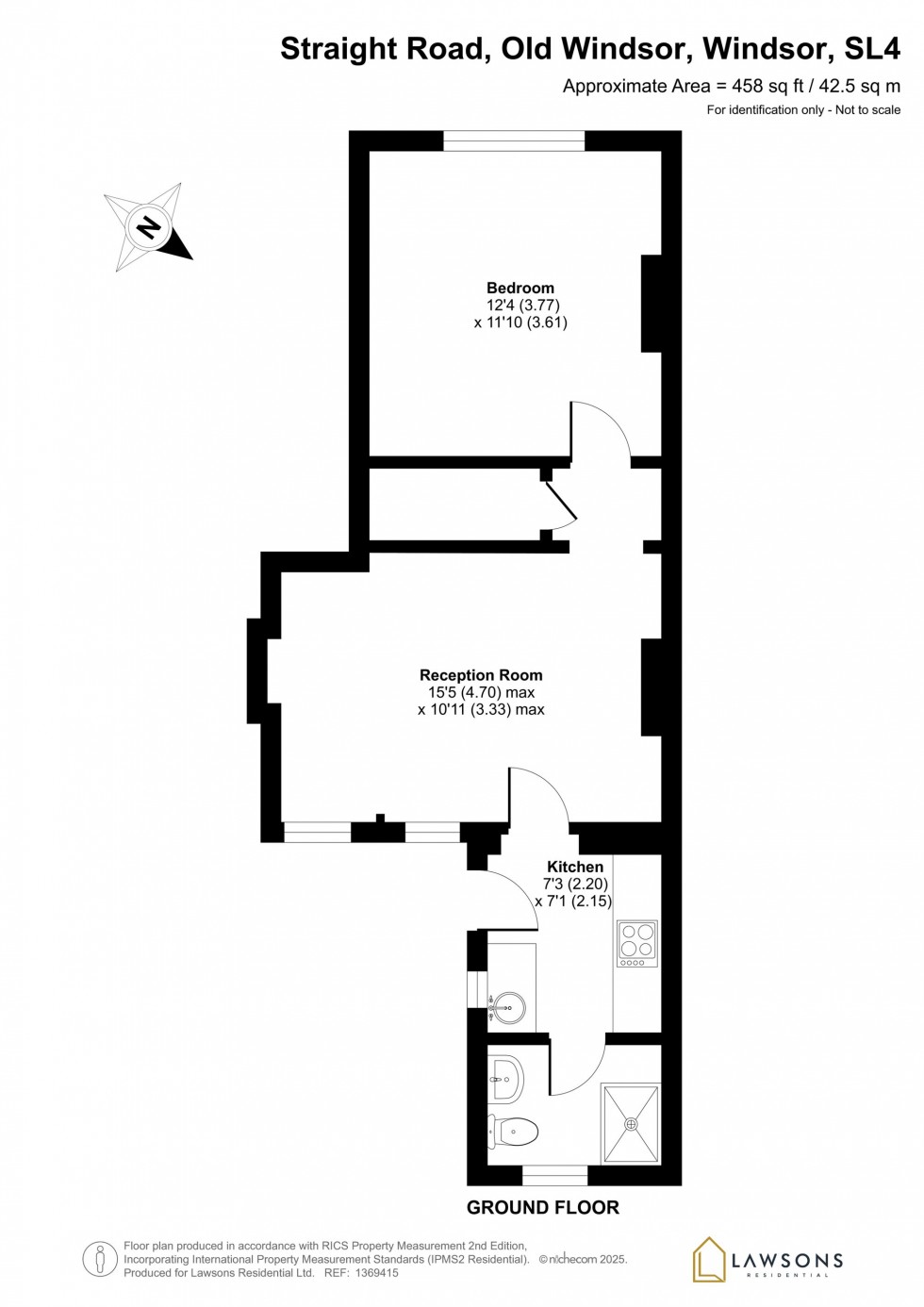 Floorplan for Straight Road, Old Windsor, SL4